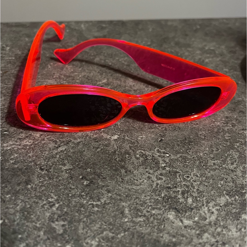 Neon Pink Sunglasses